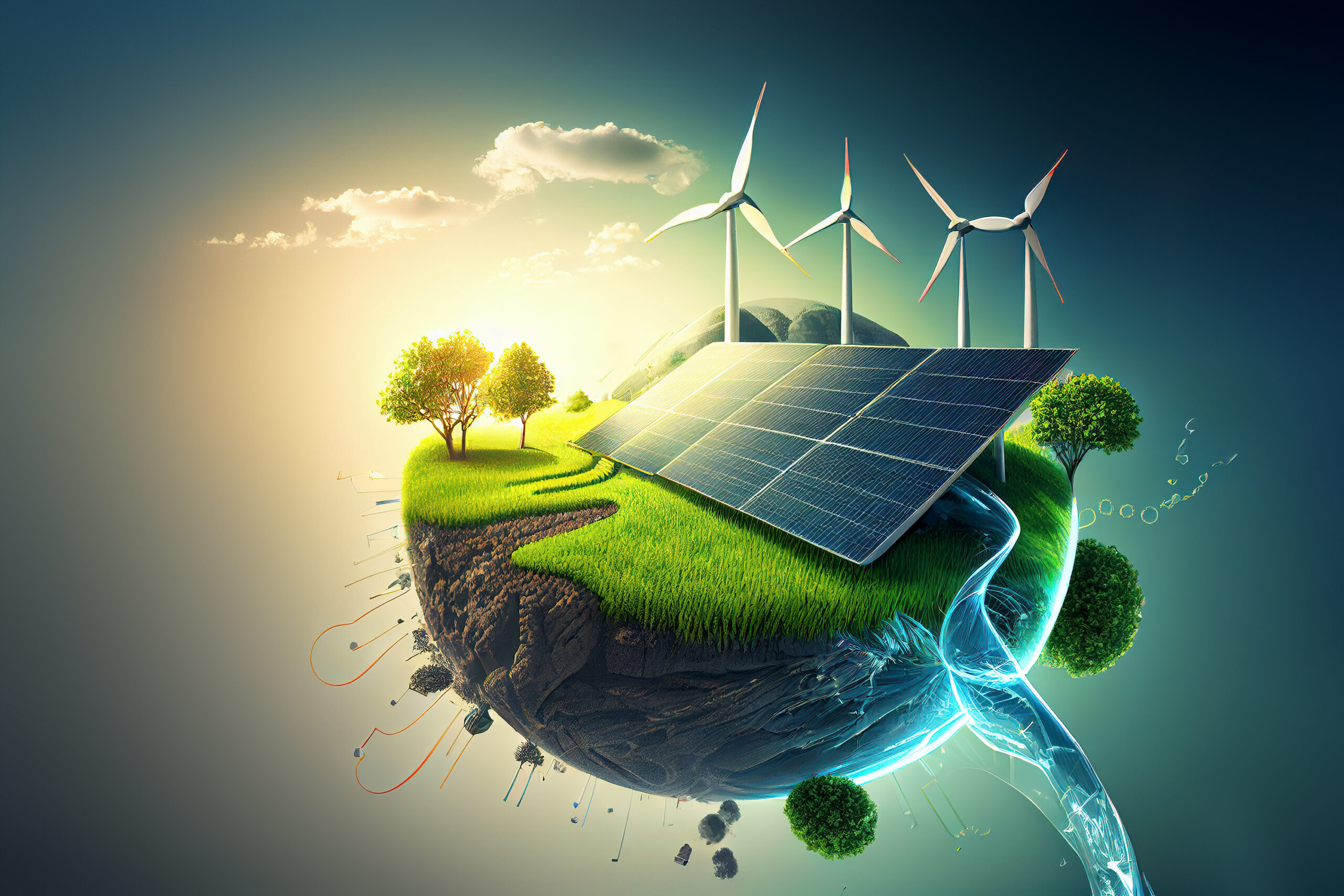 green energy creating